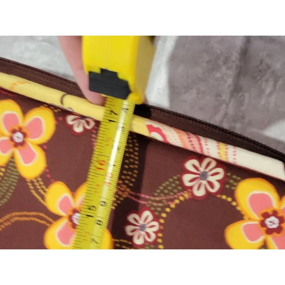 Vera Bradley Buttercup Hard Shell Tablet Case 1/2010 Retired Brown Laptop Floral